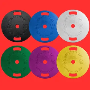 World's Thinnest 45lb Cast Iron Weight Plates | Gym Equipment | Weight Plates | 45lb Thin Plates | Free Shipping