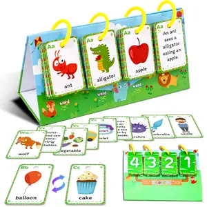 104 Phonics Word and Sentence Cards Educational Desk Toys, Illustrated Early Learning Tools for Parent-Child Interaction, Perfect Gift for Kids