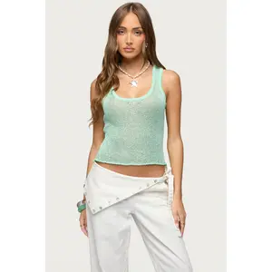 Eleora Sequin Knit Tank Top