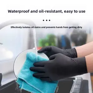 100PCS Disposable Nitrile Gloves Thickened Food Grade Waterproof Oil Resistant Household Cleaning Gloves Durable tiktokshopspringglowup Wooden Aromatherapy Incense Holder Automatic Septic Safe Toilet Cleaner