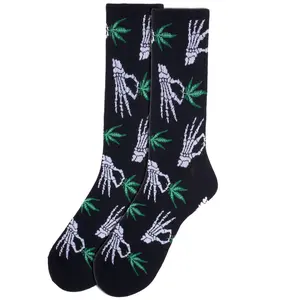 Parquet Men’s Skeleton Cannabis Novelty Socks