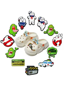 13-Piece Ghostbusters Movie Shoe Clips Set, Cute Cartoon Shoe Decorations, DIY Personalized Shoe Accessories, Unique Gift Idea