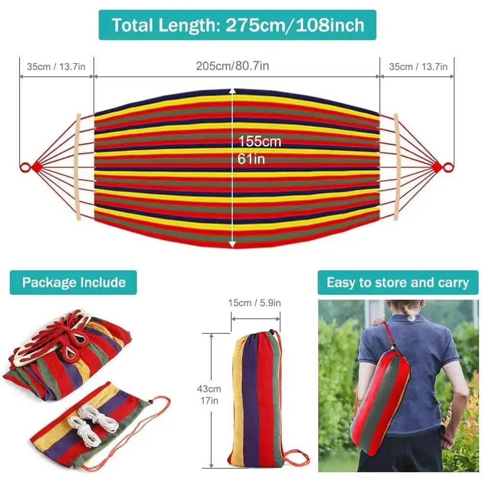 Double-polar light travel camping hammocks, hammocks with hangers - rollable hammocks, about 800 pounds, portable hammocks suitable for camping, suitable for indoor and outdoor use - redRAIMENTRY Double-polar light travel camping hammocks, hammocks with hangers - rollable hammocks, about 800 pounds, portable hammocks suitable for camping, suitable for indoor and outdoor use - redRAIMENTRY