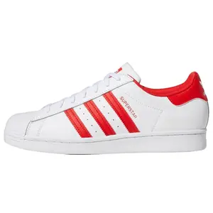Adidas Superstar 'White Vivid Red' Men's