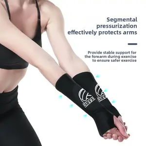Sports Play Volleyball Arm Guard Student Training Extended Forearm Guard Adult Pressurized Breathable Anti-Collision Elbow Pads with Segmented Compression Technology