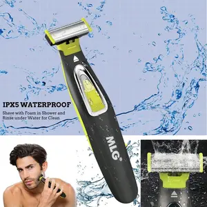 2026 New Electric Beard Trimmer for Men, Waterproof Cordless Foil Shaver, Rechargeable Wet & Dry Shaver, Manscaping Body Groomer, Christmas Gifts