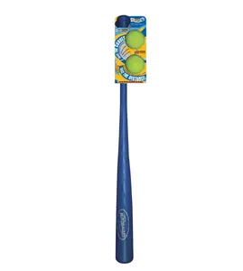 Plastic Backyard Baseball Bat and 2 Ball Combo Set Plastic Backyard Baseball Bat and 2 Ball Combo Set