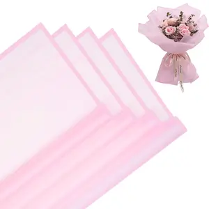 Waterproof Flower Bouquet Wrapping Paper, with Border, 10/20 Sheets, Perfect for Halloween, Valentine's Day, Mother's Day Gifts, Bulk Options