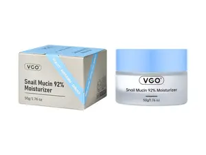 VGO 2nd - generation snail face cream. It's a 50g moisturizer with 92% snail mucin, suitable for all skin types.