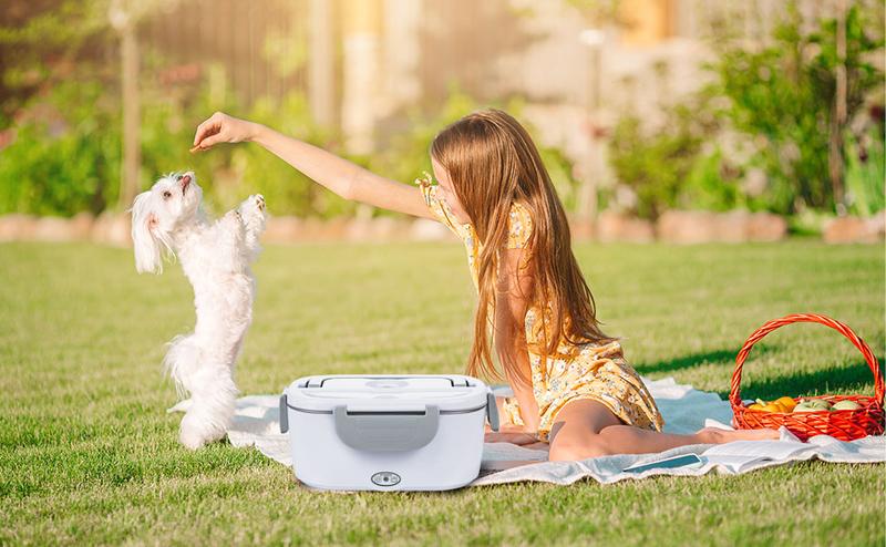 Electric Lunch Box for Adults, 1.5L 60W Leakproof Heated Lunch Box | 12/24/110/220V Portable Food Warmer for Car, Truck, Office with SS Fork&Spoon and Insulated Carry Bag , Lonchera Para Trabajo Electric Lunch Box for Adults, 1.5L 60W Leakproof Heated Lunch Box | 12/24/110/220V Portable Food Warmer for Car, Truck, Office with SS Fork&Spoon and Insulated Carry Bag , Lonchera Para Trabajo