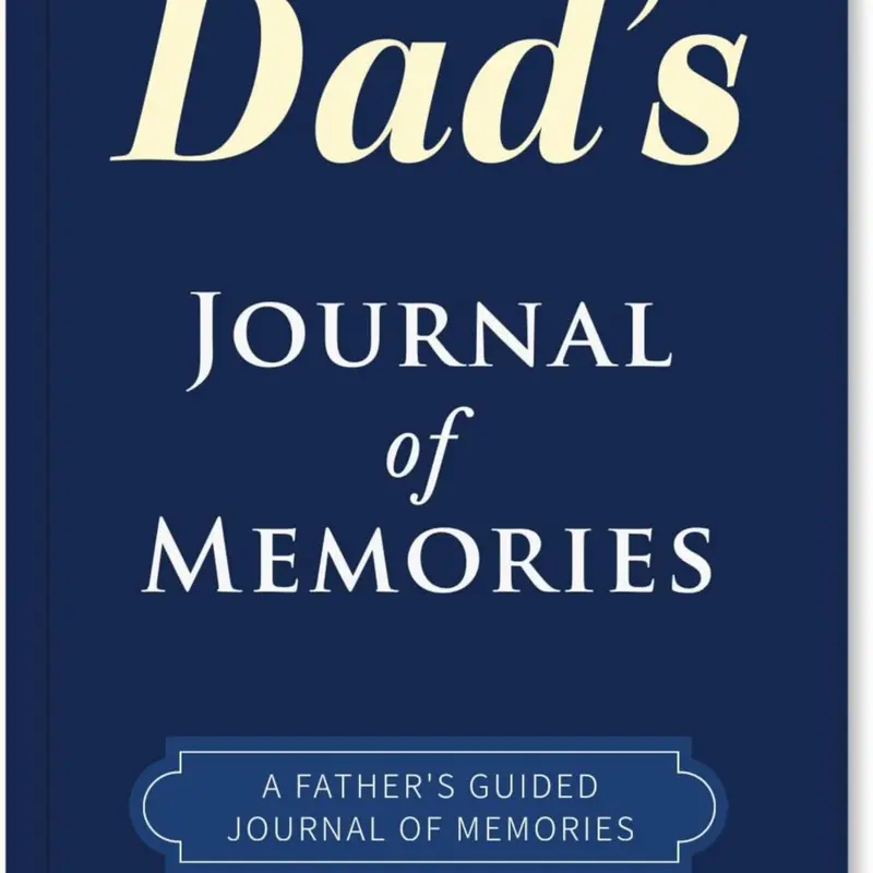 Dad's Guided Journal Workbook - 6" x 9", 101 Pages, Matte Cover, 160 Questions and Prompts, Office Stationery Notebook for Chronicle Memories, Sentimental Gift for Dad from Daughter on Birthdays, Father's Day