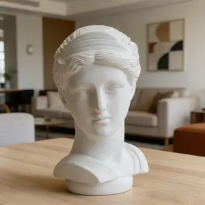 Elegant Venus Greek Goddess Statue, Classic Roman Bust, Mythical Home Decor, Perfect for Living Room, Office, Bedroom, Bookshelf
