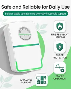 Plug-In Power Box with US Plug, Wide Voltage Range 90–250V, 2026 Design