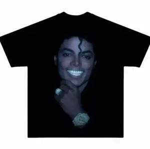 2026 New Michael Jackson Men's Off The Wall Slim-fit T-Shirt Black | Officially Licensed Merchandise