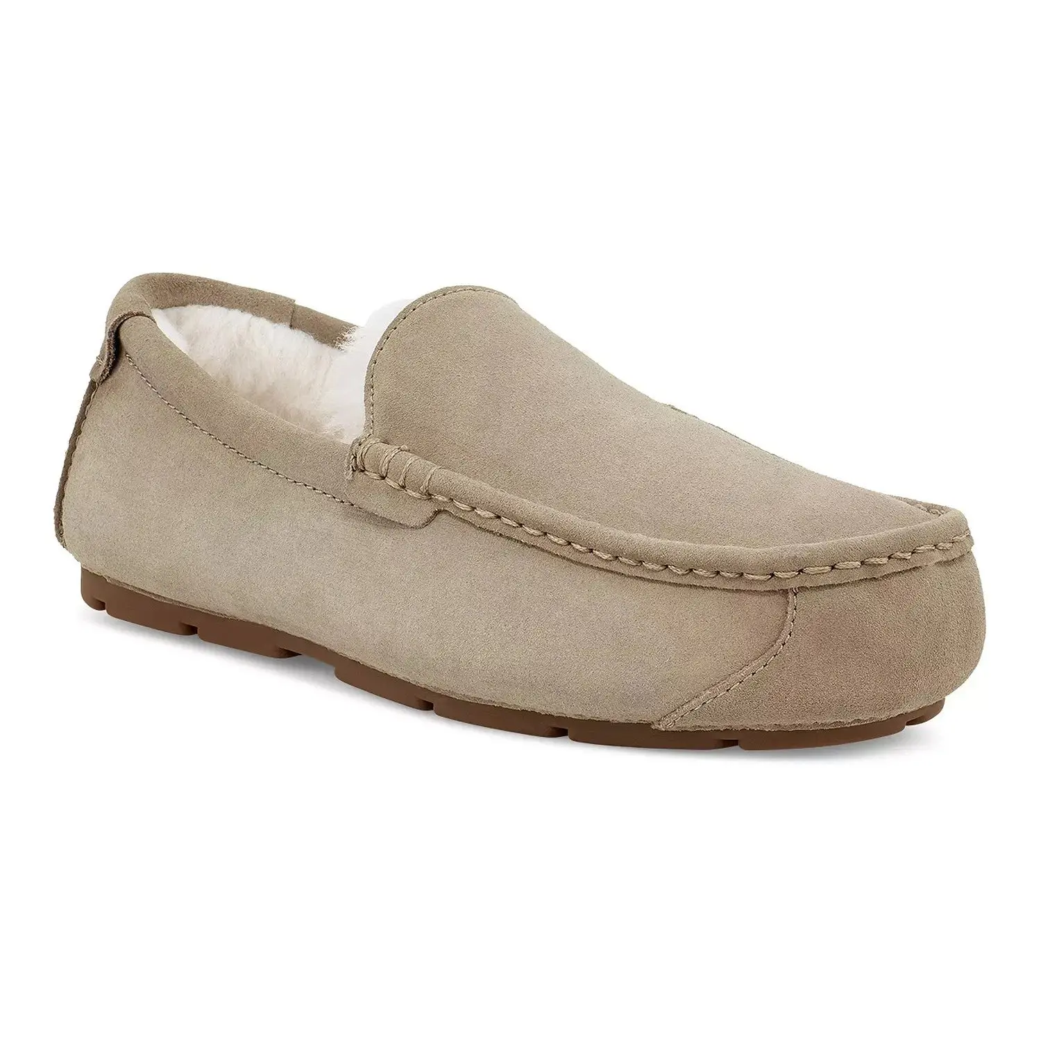Koolaburra by UGG Tipton Slippers Mens Dune Suede Moc Toe Slip On Casual HTAT429