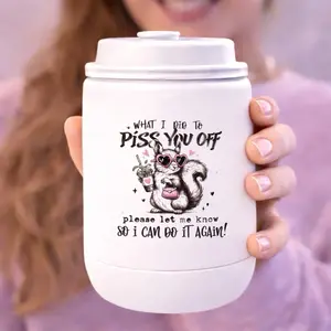 What i did to piss you Waterproof Holographic Vinyl Sticker 2 Inch Durable Weatherproof Scratch Resistant for Water Bottles Tumblers Laptops Notebooksoff