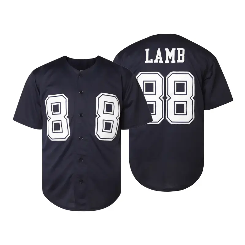 Men's Loose Fit Football Jersey - #88 V-Neck Mesh Athletic Wear, Number Jersey with Graphic Design, Breathable Mesh