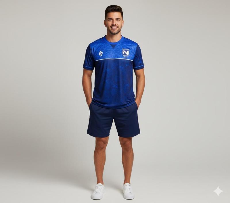 Nicaragua Soccer Jersey - Comfortable Synthetic Material, Breathable & Durable, Easy Care, Versatile for Any Season