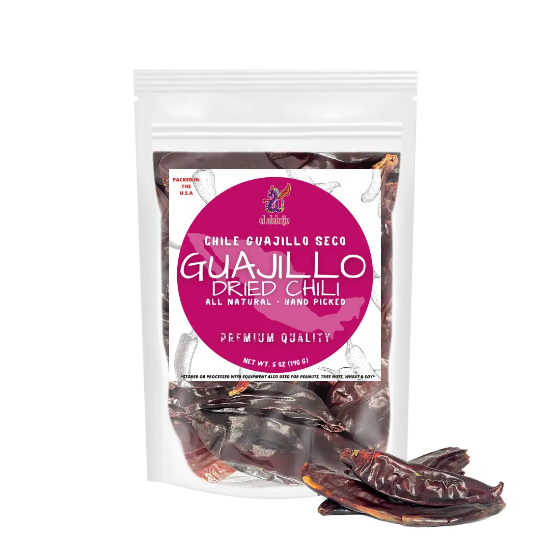 El Alebrije - Guajillo Dried Chili - Chile Guajillo Seco 8 oz (227 g) | 100% Natural - no Additives | Premium Quality