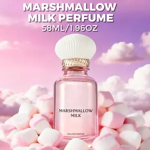 Marshmallow Milk Eau de Parfum - Arabian Oud Rose, Iced Cherry Blast, Pheromone Sandalwood, White Tea & Pear 58ml (1.96 oz) Long Lasting Perfume for Women