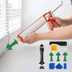 Caulking Tool Kit, Caulking Nozzle Kit, Caulking Tool Set, Door & Window Seam Caulking Tool, Specialty Hand Tools for Home Use