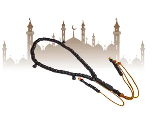 All Black BayeFall Monjahla Spiritual Bead Talisman Silver Metal Inlay. Spiritual Practices,Bead Science, Affirmations, Prayer, Protection.