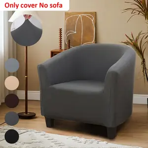 Modern Simple Sofa Cover, Elastic Pure Color, Durable and Fashionable Design, Ideal for Home and Office, Easy Installation