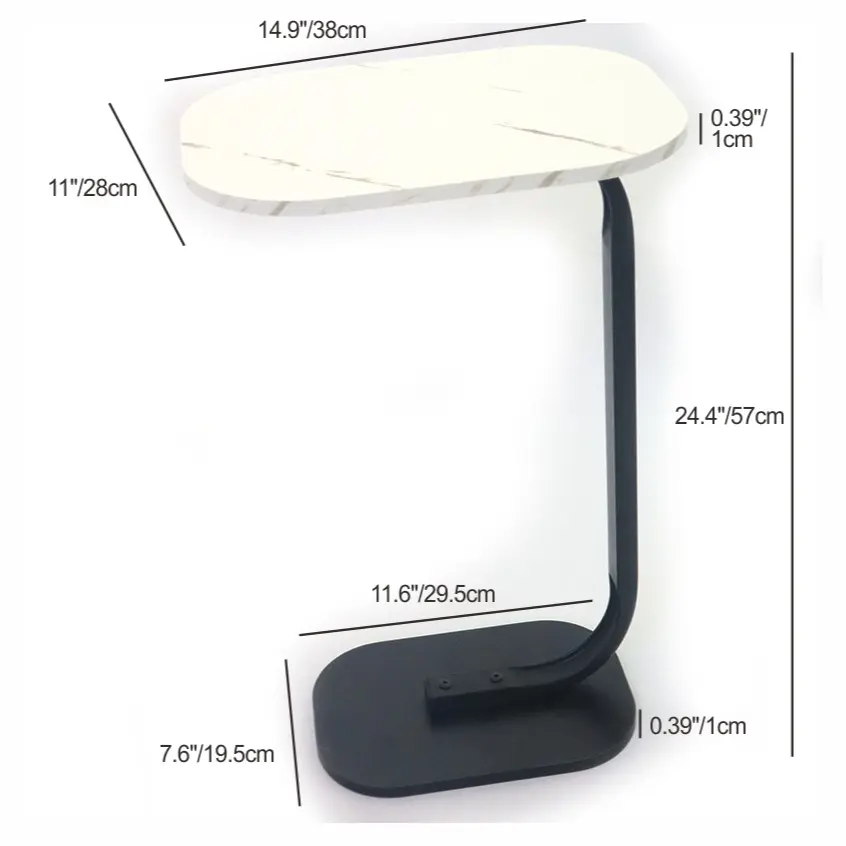 Rectangle White Marble