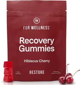 Tart Cherry Recovery Gummies with Electrolytes for Muscle Soreness Relief Post Workout Recovery Energy Support Endurance Performance Vegan Non GMO Supplement