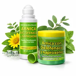 Viral Duo Arnica Gel Formula Mejorada Pomada (125g) + Roll On (3.5oz) muscular - Arnica Deep Massage Balm  | Soothing Full-Body Care