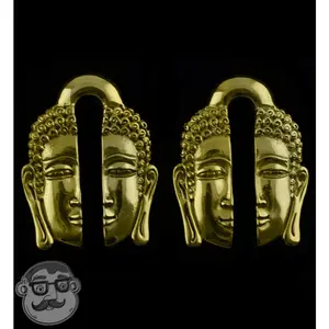 Buddha Brass Ear Weights