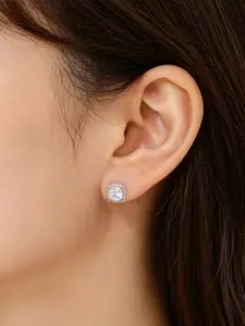 Elegant Zirconia Stud Earrings for Women, Lightweight Earrings, Fashionable Jewelry for Dates, Unique Style Ear Cuffs, Perfect Gift for Her