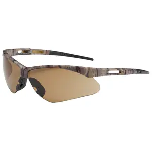 Bouton Anser Safety Glasses with Camouflage Frame and Brown Lens