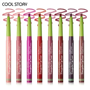 Cool Story Triangle Lip Liner - Waterproof, Long-Lasting, Transfer-Free Lip Shape