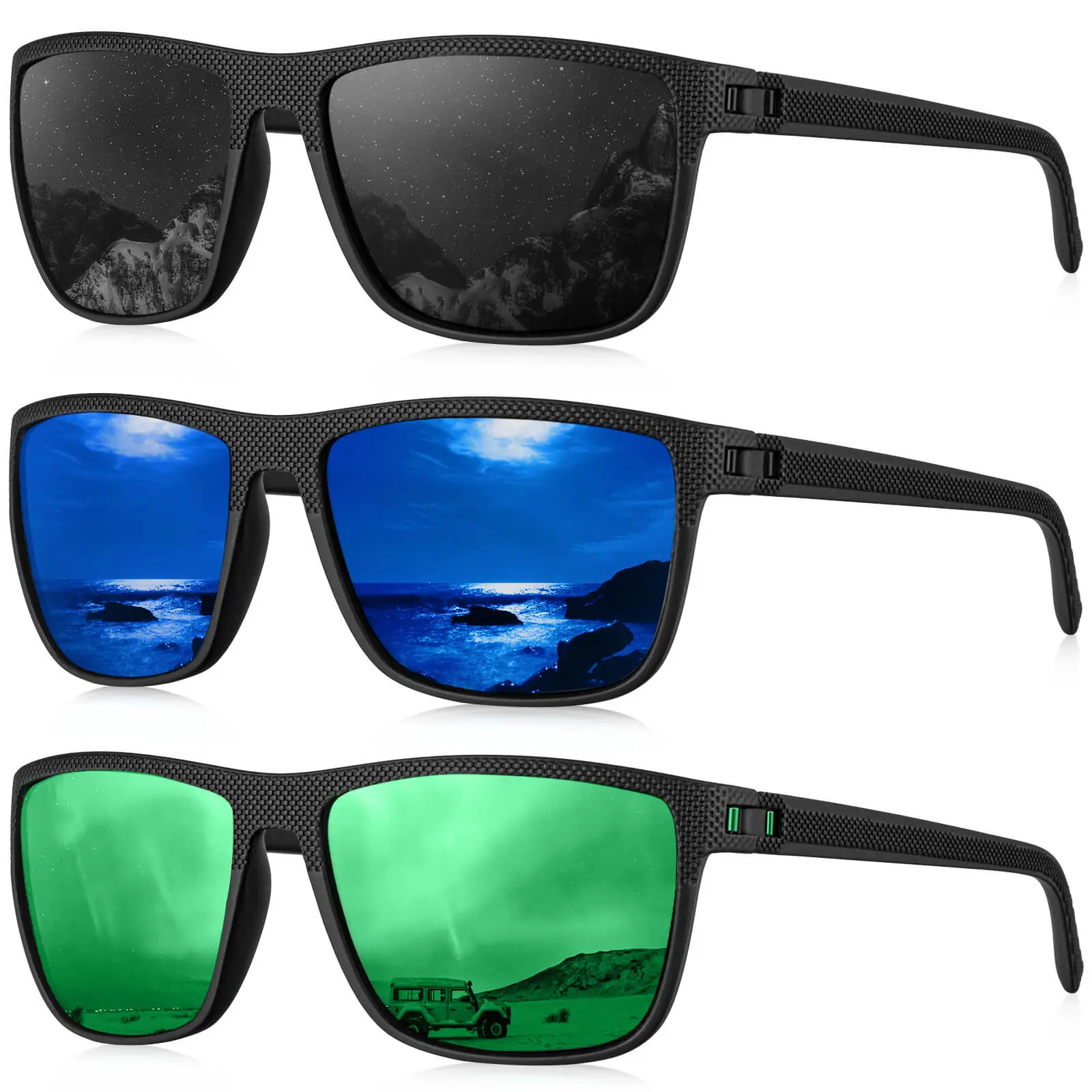 Black/Dark Blue/Green