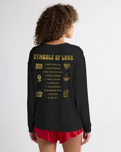 Hacci "Love Language" Graphic Pullover