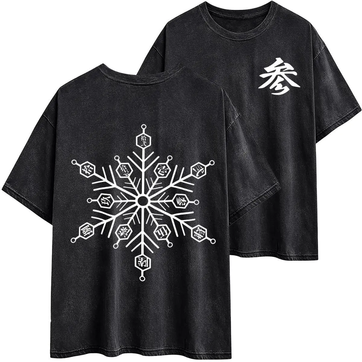 Unisex Akaza Graphic T-Shirt, Classic Streetwear Short Sleeve Tee in 100% Cotton, Casual Relaxed Fit with Seamless Collar