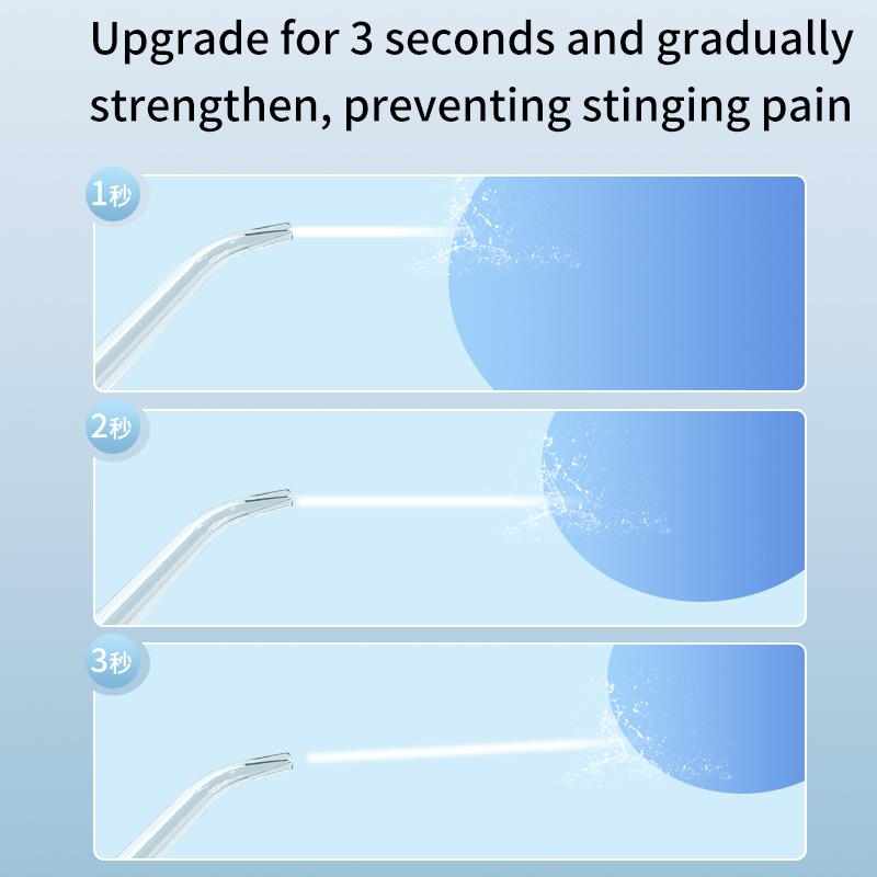 DILIEN Water Flosser for Teeth - Cordless Portable Oral Irrigator, Powerful and Rechargeable Whitening Tablets