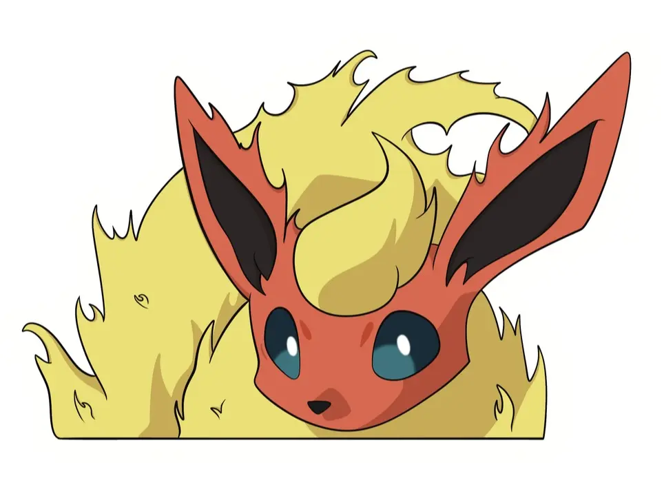 Flareon Decal - Customize Your Space with a Permanent Vinyl Decal
