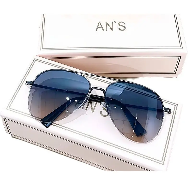 Men Aviator Sunglasses Trendy Shades Oversized Big Face Flattering Wide Frame Pilot Eyewear UV400 UV Protection Anti Glare Lightweight Unique Stylish Sun Glasses For Driving Cycling Outdoor Daily Road Trip