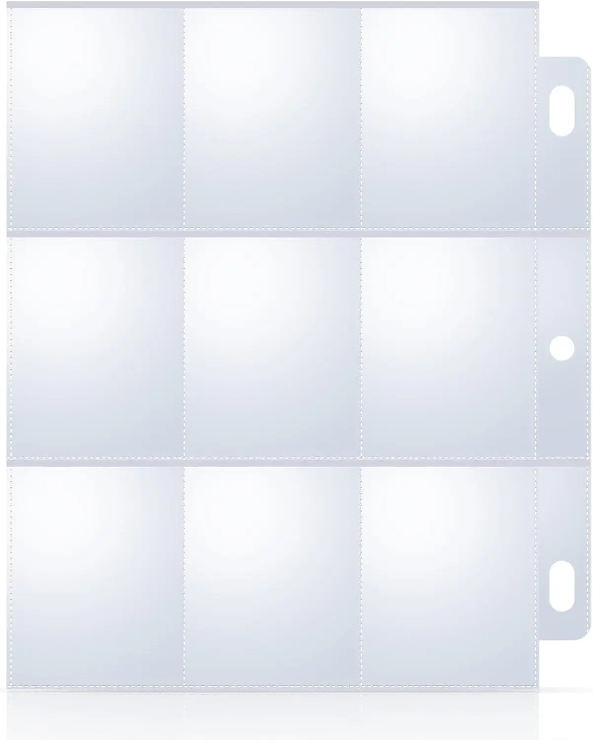 9-Pocket Trading Card Protector Binder Pages, 40-Pack Double-Sided Sleeves  for Sports Cards - TikTok Shop