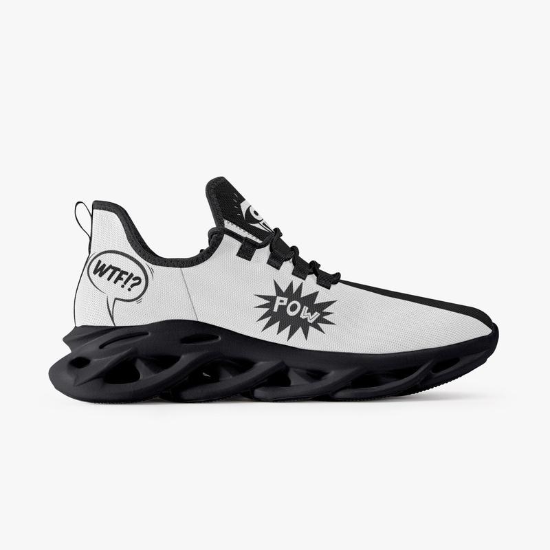 Kamikaze Black/White Z-Stepz - Z-Stepz Design, Versatile Fit, Ideal for Various Activities