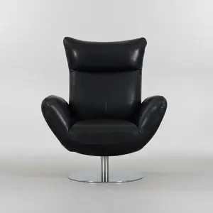 Bellini Chair - Italian Leather Kiln-Dried Hardwood Frame Stainless Steel Base High-Density Foam Cushioning Sleek Architectural Silhouette