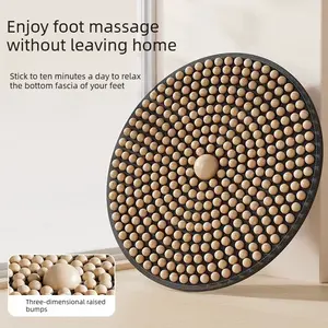 Wooden Foot Massage Mat: 10-Min Daily Use Relaxes Plantar Fascia – Raised Bumps for Home Foot Therapy #FootMassage #HomeRelaxation #SelfCareEssentials#walking pad