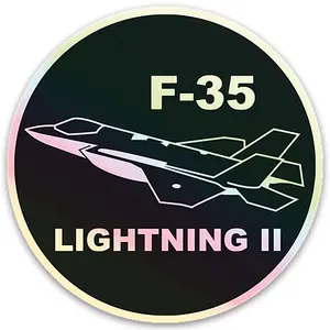 F-35 Lightning II Holographic Sticker