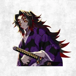 Kokushibo Demon Slayer Weatherproof Anime Sticker