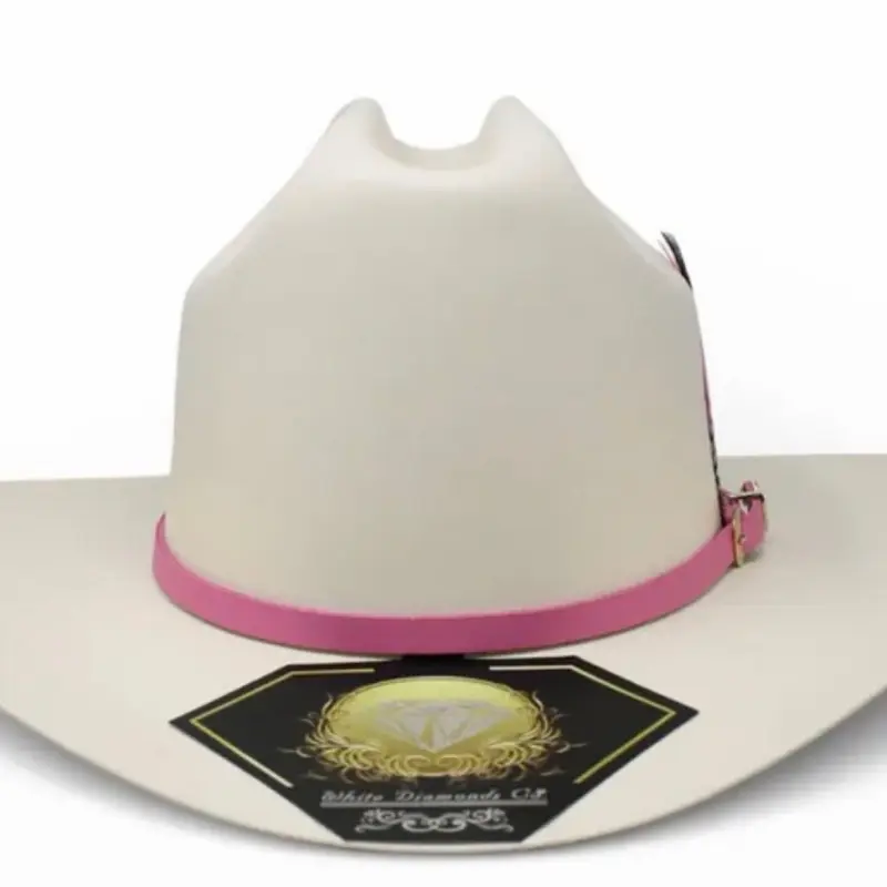 White D sombrero 1000x virgin hat sinaloa style with tiquilla feather