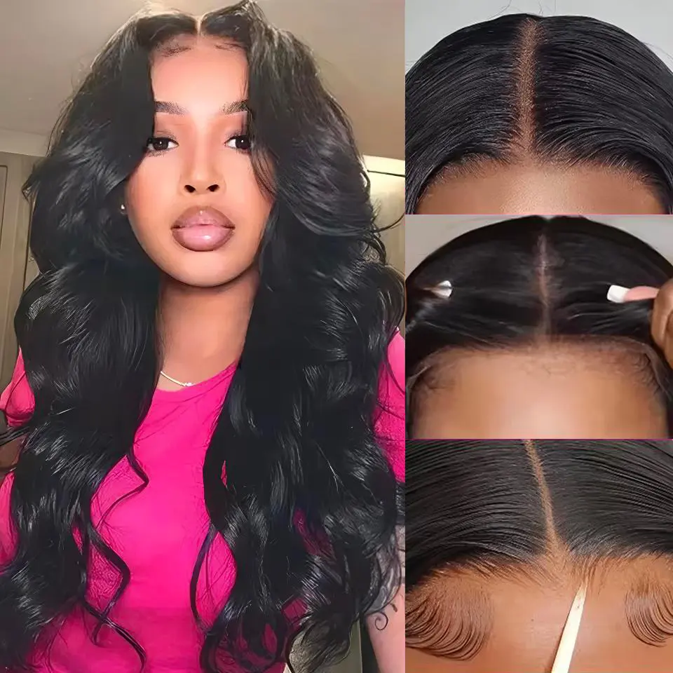 13X6 Glueless Drawstring Lace Wig 180 Density Wear And Go Body Wave Wigs Human Hair Pre Cut Pre Plucked 7x5 6x4 Lace Closure Wig Body Wave Lace Front Wigs For Women Natural Hairline TikTokShop SummerVibes