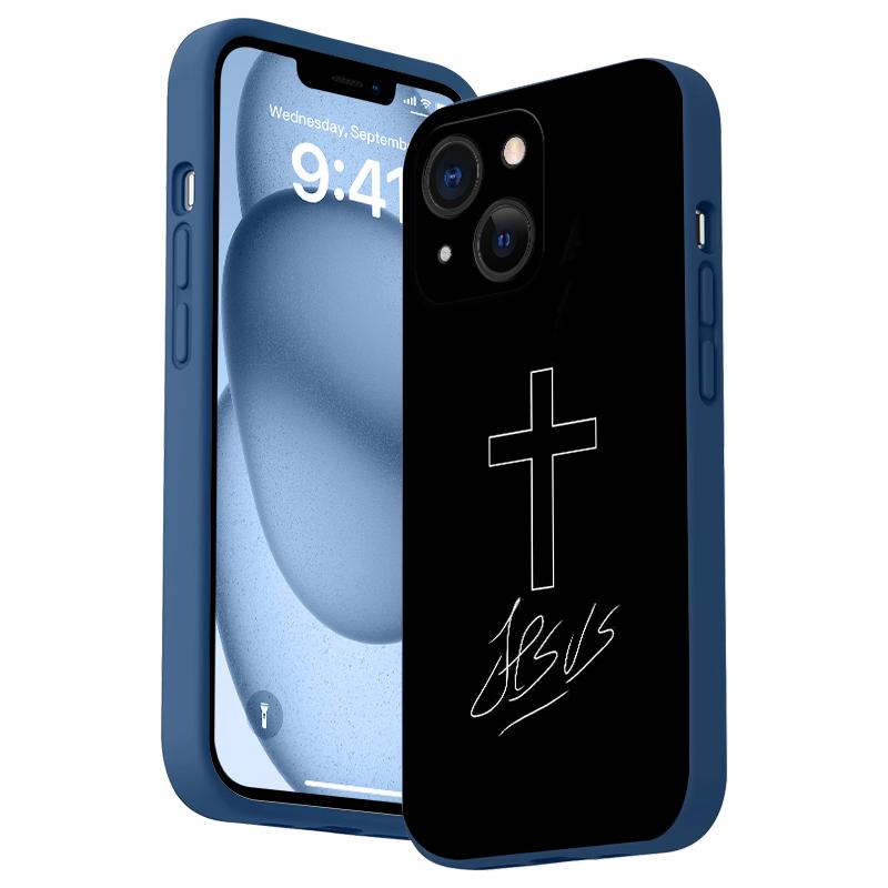 Minimalist Cross Pattern Straight Edge Phone Case for iPhone 17 16 15 14 Pro Max 13 12 11 XR XS Air Plus Shockproof Full Camera Protection Durable slim Silicone Cover Minimalist Cross Pattern Straight Edge Phone Case for iPhone 17 16 15 14 Pro Max 13 12 11 XR XS Air Plus Shockproof Full Camera Protection Durable slim Silicone Cover