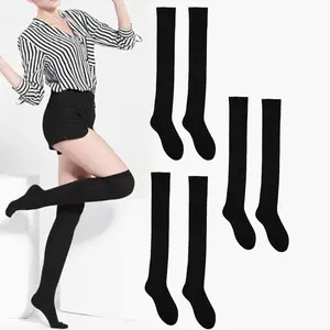 [Summervibes] 3 Pairs Thigh High Over the Knee Socks Set,Knee High Socks for Women,Stockings Boots Daily Wear Cosplay,Ideal for Ladies,Girls,Home Outdoor,Christmas Party Gifts,Hand Tools Kits